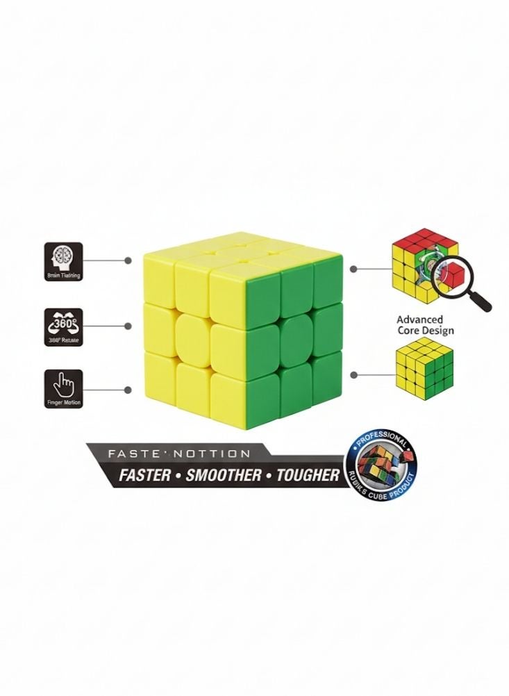 Magic Cube Competition Magic Cube Puzzle Toy – Smooth Speed Cube for Kids & Beginners - Image 2